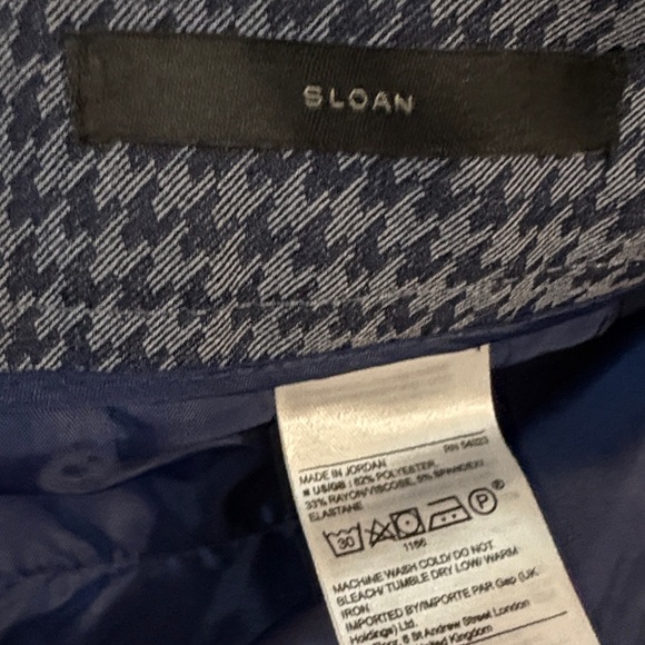 Banana Republic Blue Houndstooth Cropped Pants - Picture 7 of 7